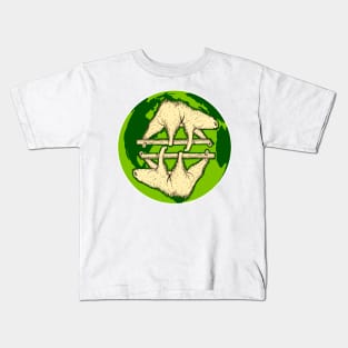 The sloth's green world and we need to preserve it Kids T-Shirt